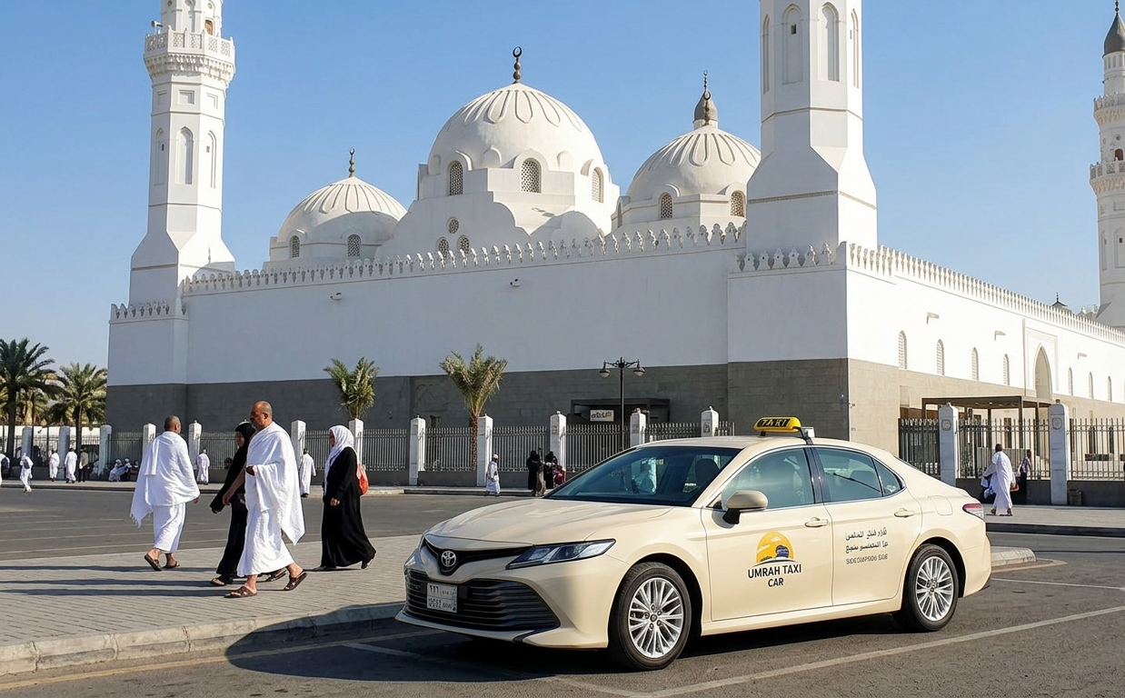 Masjid Quba ziyarat taxi service in Madinah – Umrah Taxi Car